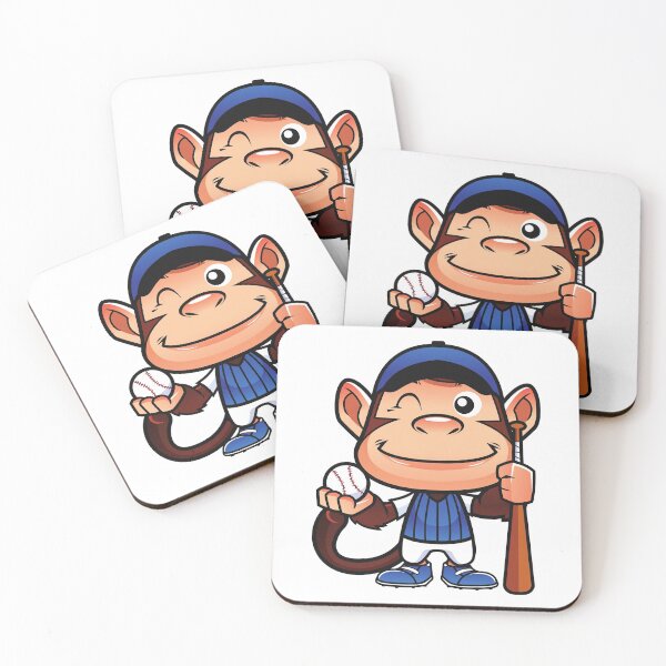 Item preview, Funny Monkey For Baseball Fans designed and sold by King of Colored Stickers.