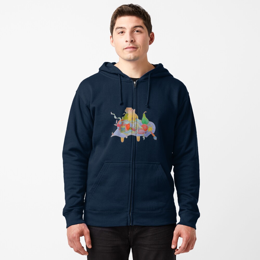 Item preview, Zipped Hoodie designed and sold by AnnetteArt.