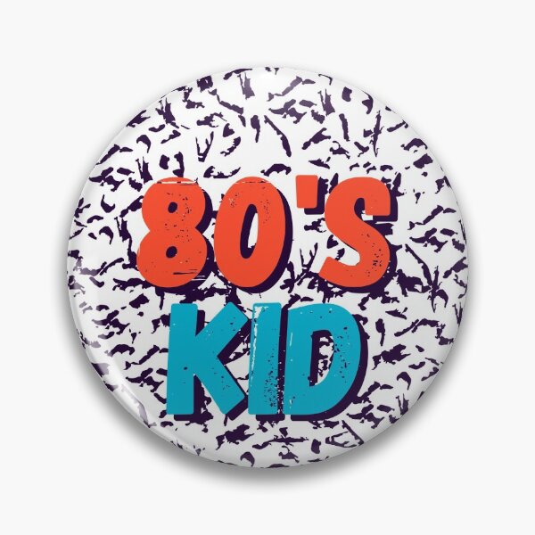 Item preview, 80s kid Bold text typography : Fun, motivational and inspirational quotes with bright colorful minimalist rad pop art in red blue 1980s retro hipster style Memphis animal pattern background designed and sold by Inside Head.