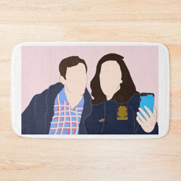 Item preview, Jake Peralta and Amy Santiago Selfie designed and sold by Iconic Doodles.