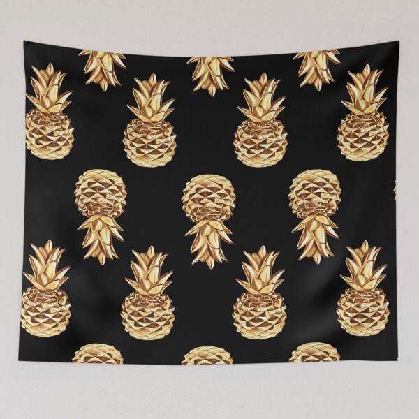 Item preview, Golden Pineapple Pattern  designed and sold by TammiPrez.