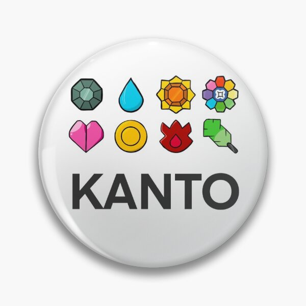 Kanto Gym Badges Pin