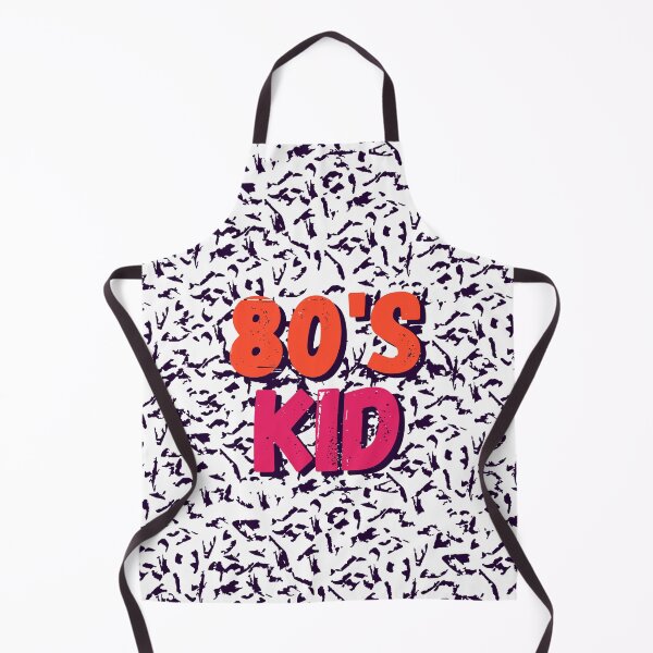 Item preview, 80s kid Bold text typography : Fun, motivational and inspirational quotes with bright colorful minimalist rad pop art in orange pink 1980s retro hipster style Memphis animal pattern background designed and sold by Inside Head.