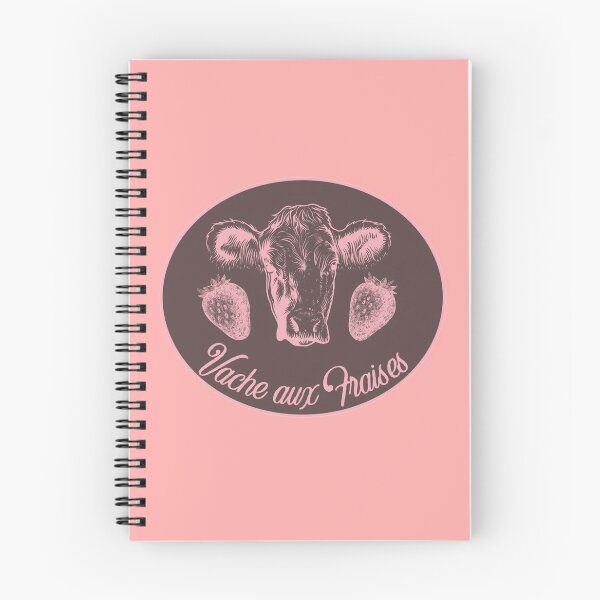 Item preview, Strawberry Cow, Vache Aux Fraises, Strawberry Milk, Vintage Strawberry Cow designed and sold by AstroJumble.