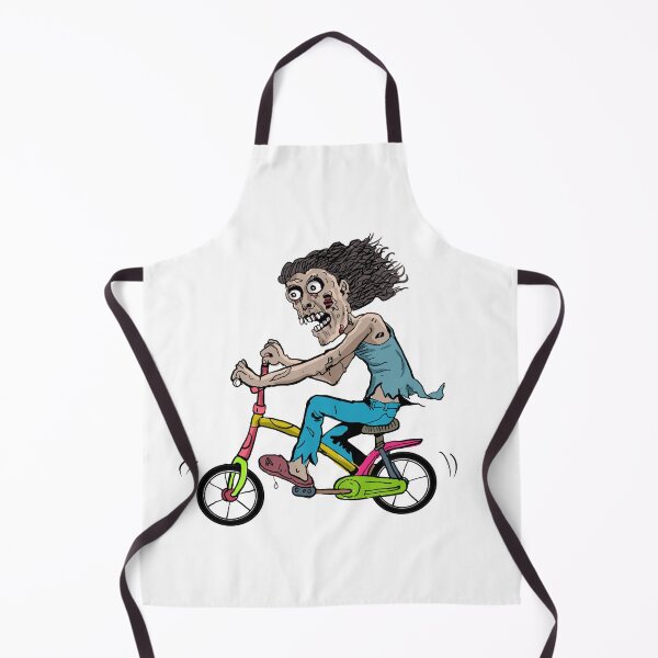 Item preview, zombie bicycle zombie on a bicycle  designed and sold by toastygoat.