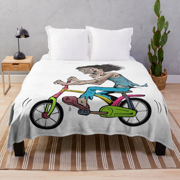 Item preview, zombie bicycle zombie on a bicycle designed and sold by toastygoat.