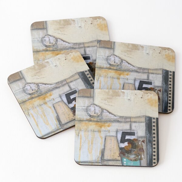 Item preview, Number 5, abstract collage designed and sold by veraD58.