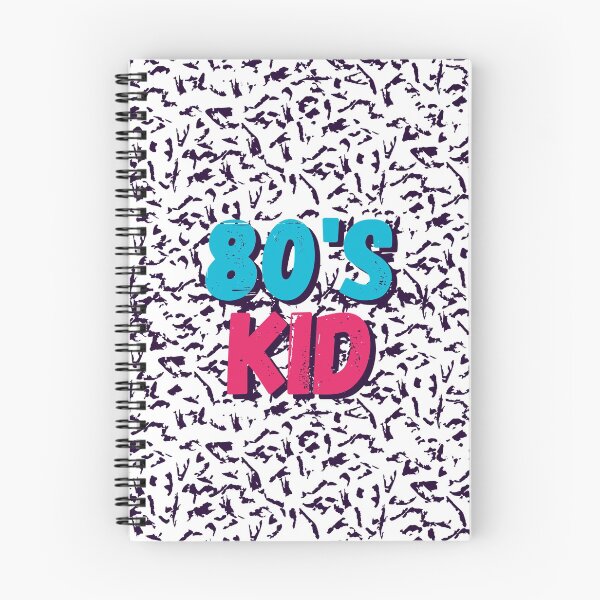 Item preview, 80s kid Bold text typography : Fun, motivational and inspirational quotes with bright colorful minimalist rad pop art in blue pink 1980s retro hipster style Memphis animal pattern background designed and sold by Inside Head.