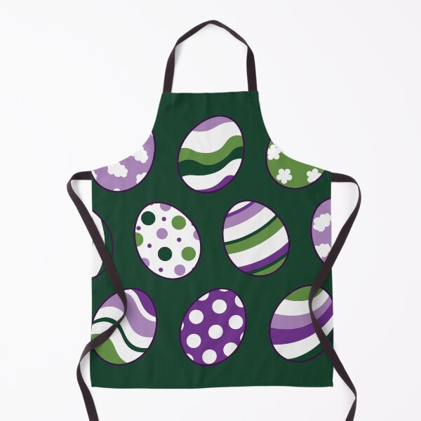 Item preview, Egg Pattern | Purple Green | Stripes Clouds Flowers Dots | Dark Green designed and sold by Wintre2.