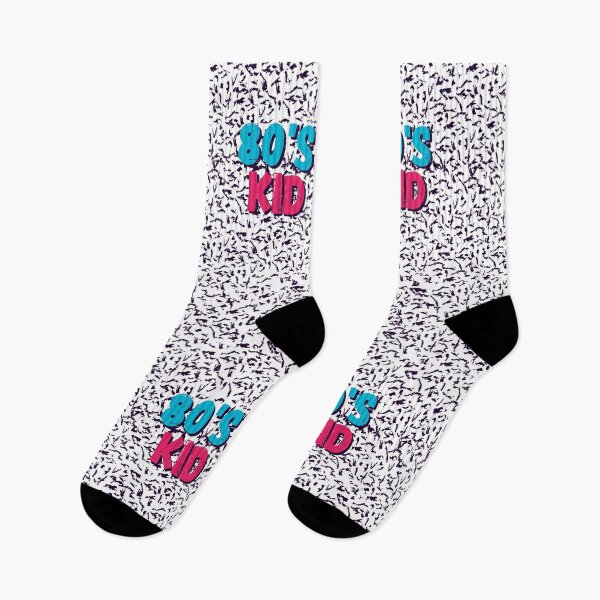 Item preview, 80s kid Bold text typography : Fun, motivational and inspirational quotes with bright colorful minimalist rad pop art in blue pink 1980s retro hipster style Memphis animal pattern background designed and sold by Inside Head.