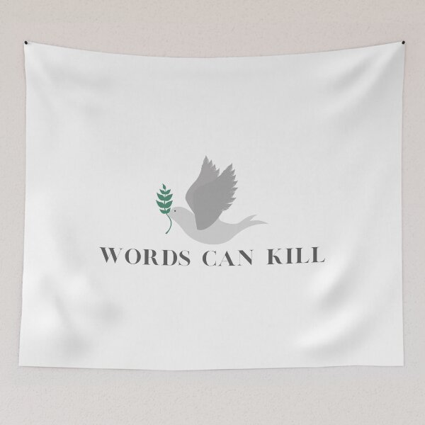 Item preview, Words Can Kill ! designed and sold by uranus-art.