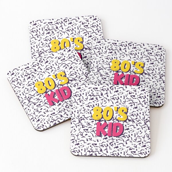 Item preview, 80s kid Bold text typography : Fun, motivational and inspirational quotes with bright colorful minimalist rad pop art in yellow pink 1980s retro hipster style Memphis animal pattern background designed and sold by Inside Head.
