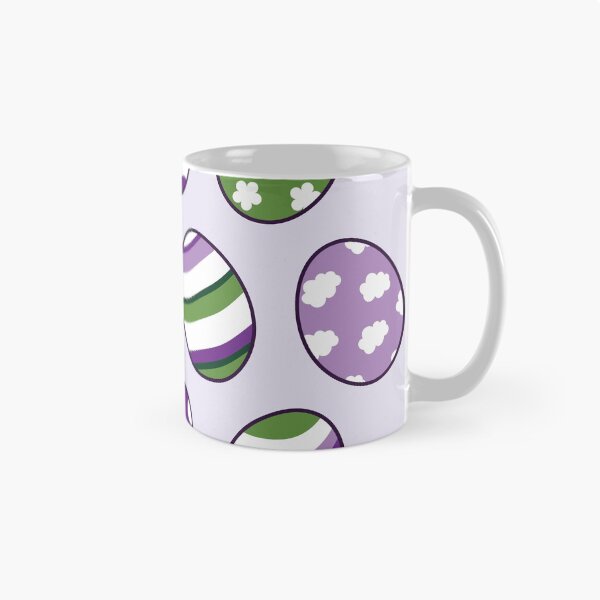 Item preview, Egg Pattern | Purple Green | Stripes Clouds Flowers Dots | Light Purple designed and sold by Wintre2.