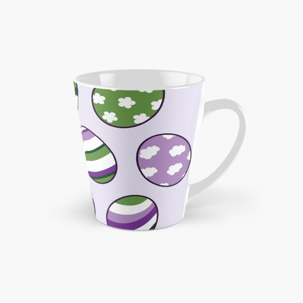 Item preview, Egg Pattern | Purple Green | Stripes Clouds Flowers Dots | Light Purple designed and sold by Wintre2.