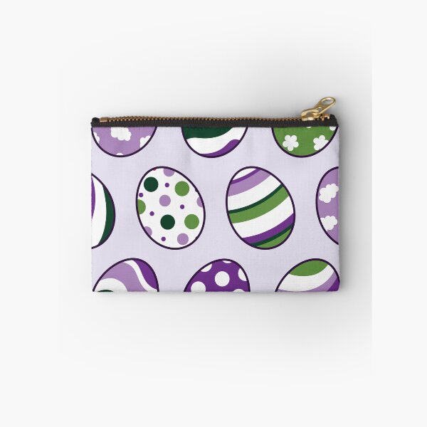 Item preview, Egg Pattern | Purple Green | Stripes Clouds Flowers Dots | Light Purple designed and sold by Wintre2.
