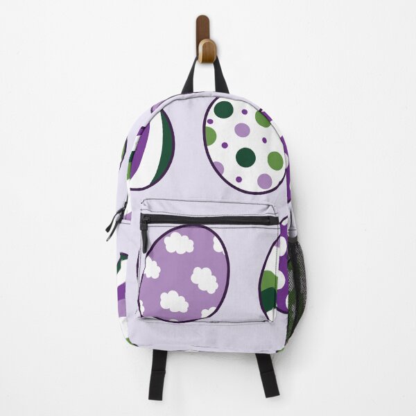 Item preview, Egg Pattern | Purple Green | Stripes Clouds Flowers Dots | Light Purple designed and sold by Wintre2.
