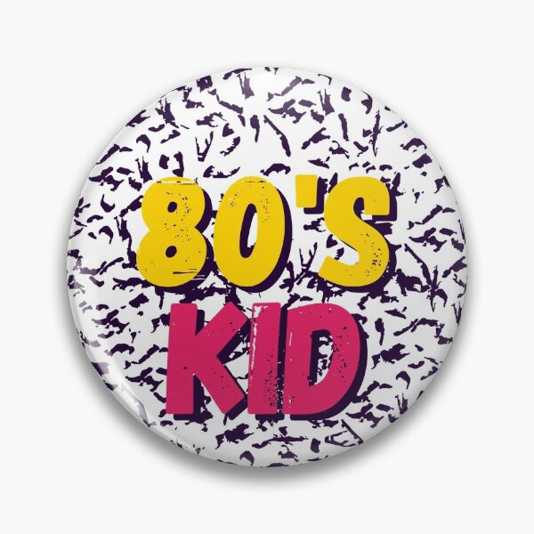 Item preview, 80s kid Bold text typography : Fun, motivational and inspirational quotes with bright colorful minimalist rad pop art in yellow pink 1980s retro hipster style Memphis animal pattern background designed and sold by Inside Head.
