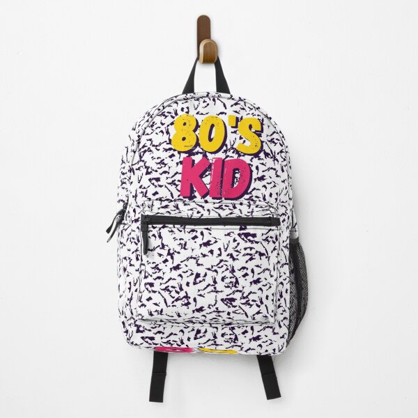 Item preview, 80s kid Bold text typography : Fun, motivational and inspirational quotes with bright colorful minimalist rad pop art in yellow pink 1980s retro hipster style Memphis animal pattern background designed and sold by Inside Head.