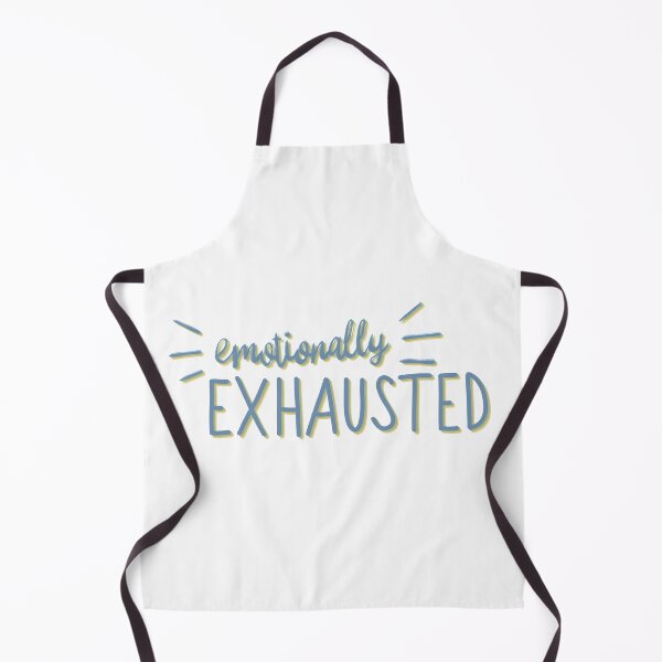 Item preview, Emotionally exhausted calligraphy  designed and sold by 147ology.