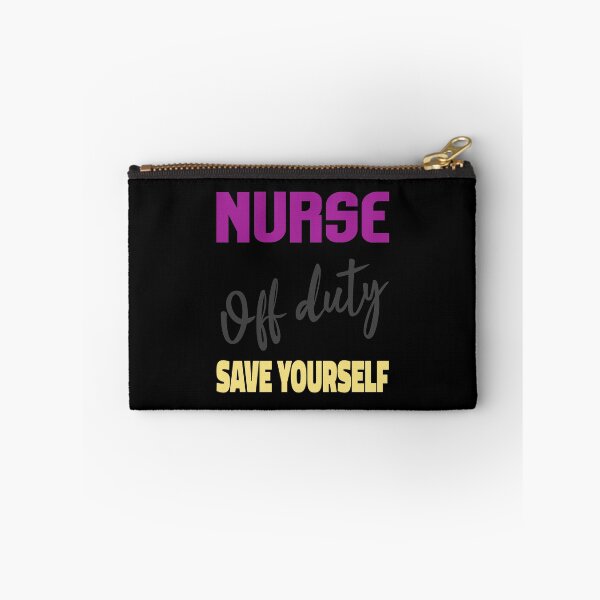 Item preview, Nurse Off Duty (Typography) designed and sold by superdumb70.