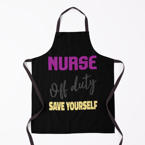 Item preview, Nurse Off Duty (Typography) designed and sold by superdumb70.