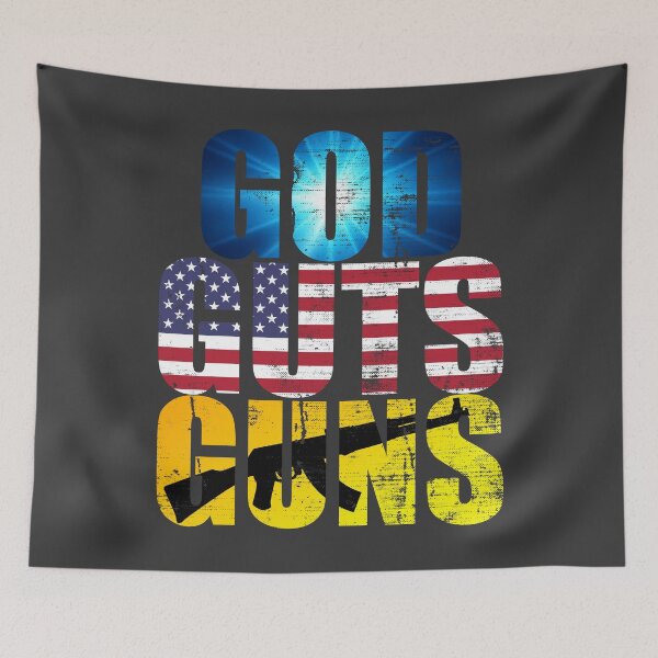 Item preview, God, Guts, Guns designed and sold by HappySchnapper.