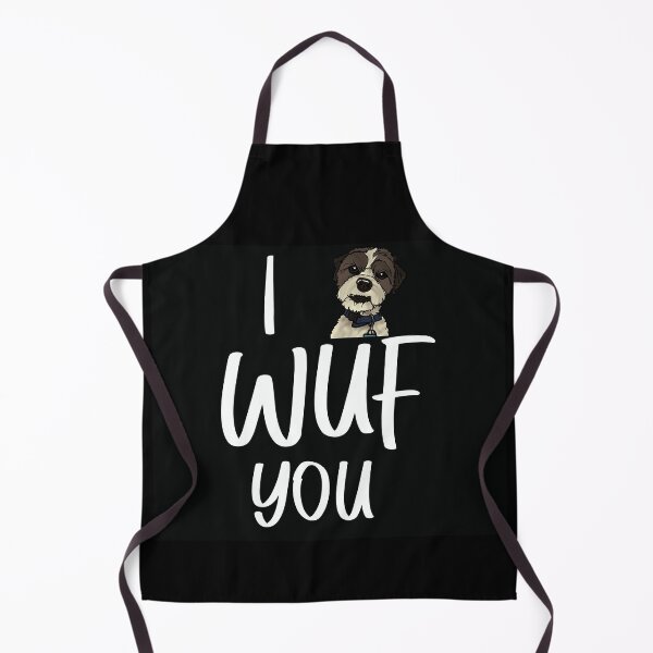 Item preview, i wuf you dog loves owner i love you designed and sold by toastygoat.
