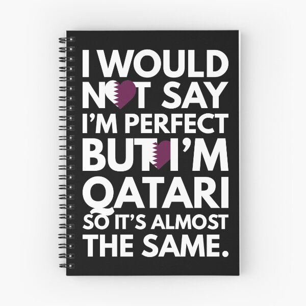 Item preview, I would not say I am Perfect - But I am Qatari from Qatar designed and sold by elhefe.