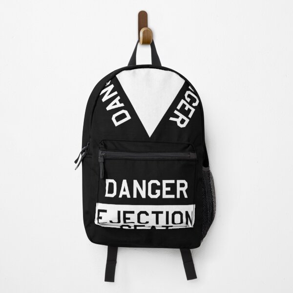 Item preview, White DANGER! Ejection Seat , WARNING SIGN designed and sold by ARTsPlural.
