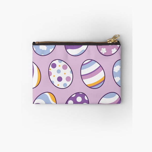 Item preview, Egg Pattern | Purple Orange | Stripes Clouds Flowers Dots | Light Purple designed and sold by Wintre2.