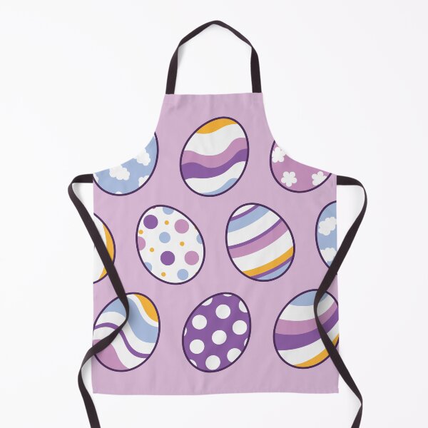Item preview, Egg Pattern | Purple Orange | Stripes Clouds Flowers Dots | Light Purple designed and sold by Wintre2.