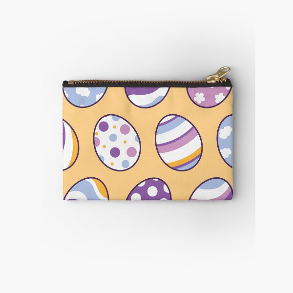 Item preview, Egg Pattern | Purple Orange | Stripes Clouds Flowers Dots | Light Orange designed and sold by Wintre2.