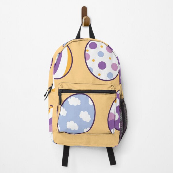 Item preview, Egg Pattern | Purple Orange | Stripes Clouds Flowers Dots | Light Orange designed and sold by Wintre2.