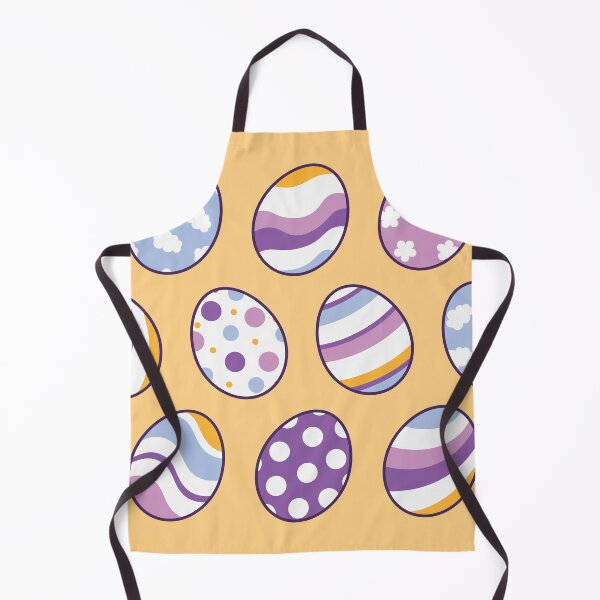 Item preview, Egg Pattern | Purple Orange | Stripes Clouds Flowers Dots | Light Orange designed and sold by Wintre2.