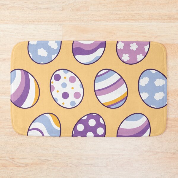 Item preview, Egg Pattern | Purple Orange | Stripes Clouds Flowers Dots | Light Orange designed and sold by Wintre2.