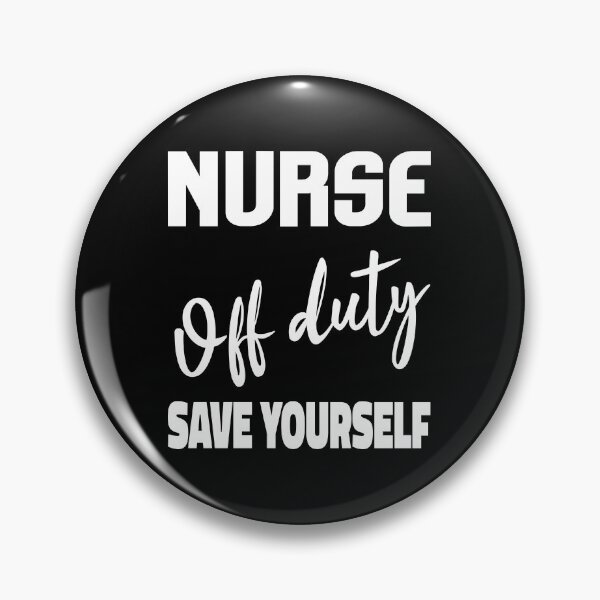 Item preview, Nurse Off Duty (White Typography) designed and sold by superdumb70.
