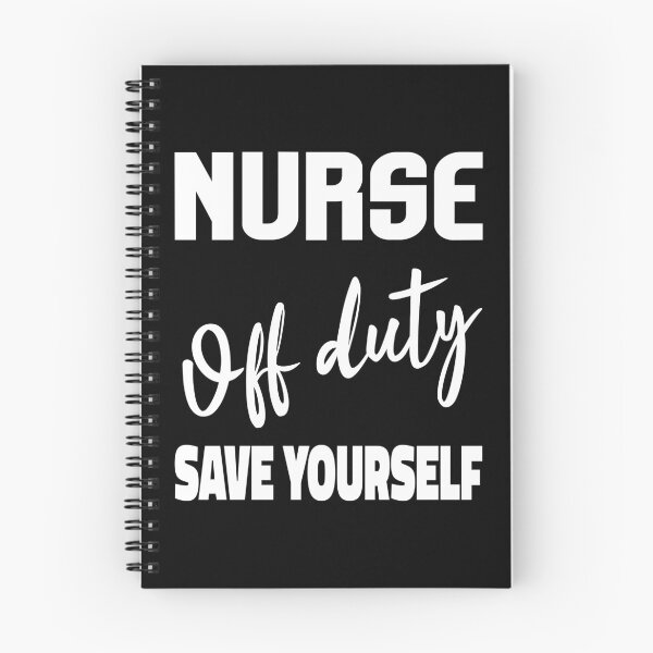 Item preview, Nurse Off Duty (White Typography) designed and sold by superdumb70.