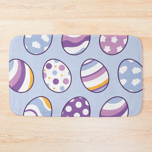 Item preview, Egg Pattern | Purple Orange | Stripes Clouds Flowers Dots | Light designed and sold by Wintre2.