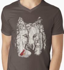 Little Red Men's V-Neck T-Shirt