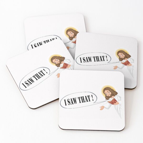 Item preview, jesus saw that stickers designed and sold by Docartdesign.