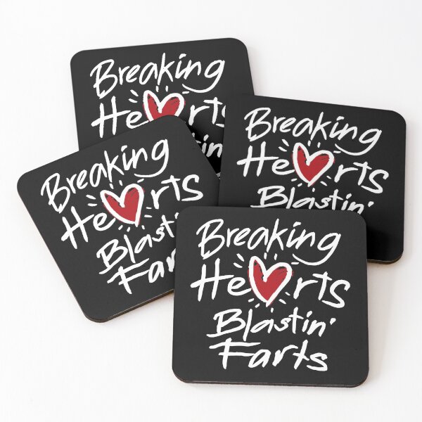 Item preview, Breaking hearts Blastin' farts designed and sold by ElsieUnderwood.