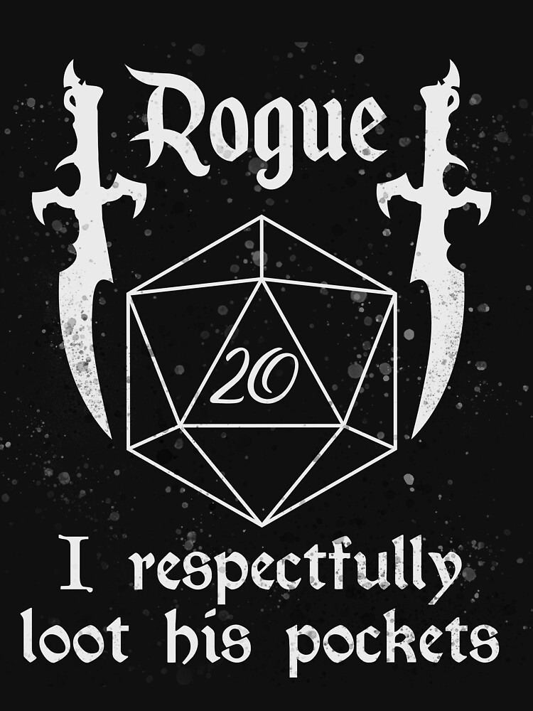 d&d rogue shirt