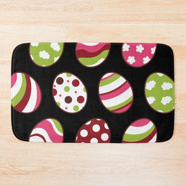 Item preview, Egg Pattern | Pink Green | Stripes Clouds Flowers Dots | Black designed and sold by Wintre2.