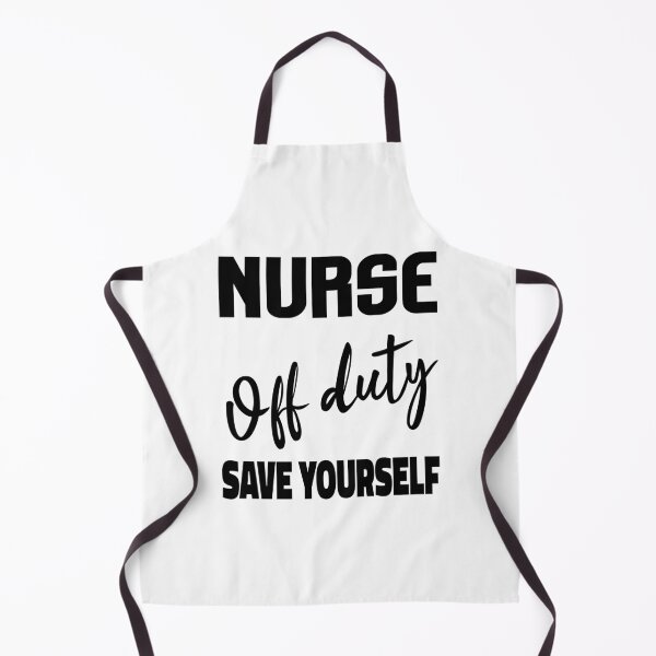 Item preview, Copy of Nurse Off Duty (BlackTypography) designed and sold by superdumb70.
