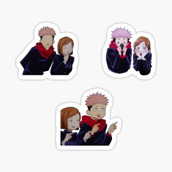 Nobara and Yuuji Besties Sticker