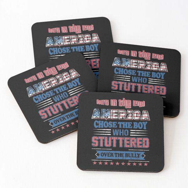 Item preview, But in the end America chose the boy who stuttered over the bully designed and sold by ElsieUnderwood.