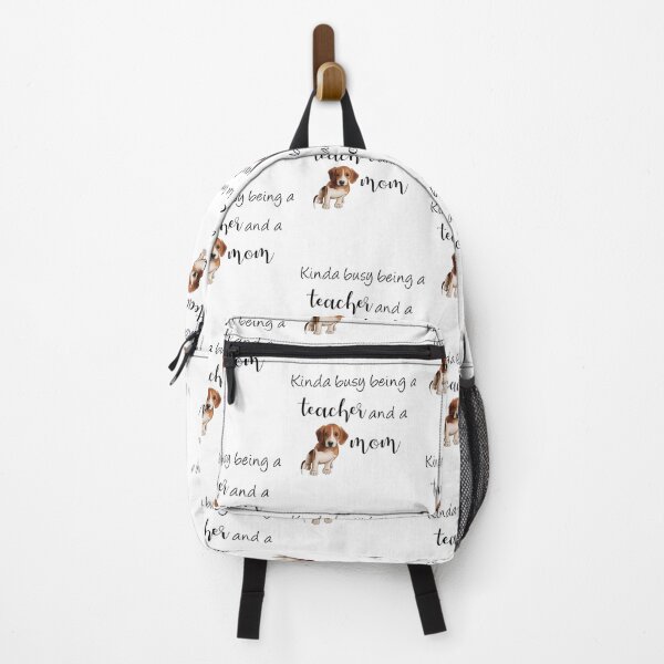 Item preview, Kinda Busy Being a Teacher and a Dog Mom | Beagle Mom designed and sold by ElysianCreation.