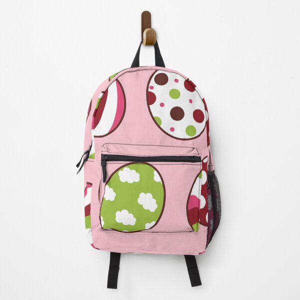 Item preview, Egg Pattern | Pink Green | Stripes Clouds Flowers Dots | Soft Pink designed and sold by Wintre2.