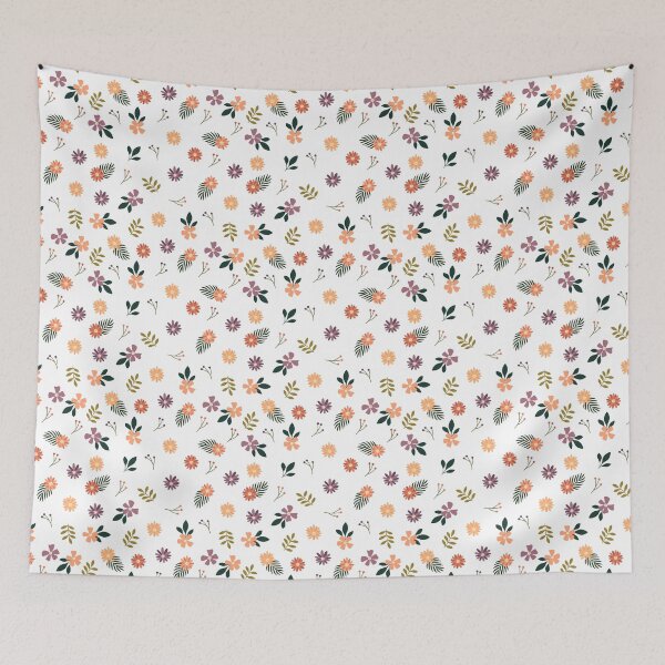 Item preview, Simple Autumn Flower Pattern designed and sold by marettamaa.