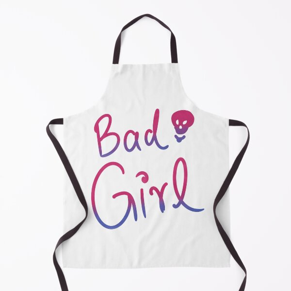 Item preview, Bad girl skull handwritten (spray painted blue pink) designed and sold by wavethreat.